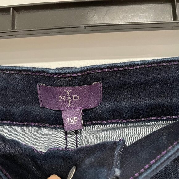 NYDJ Women Blue Legging Size 18P - Picture 5 of 11